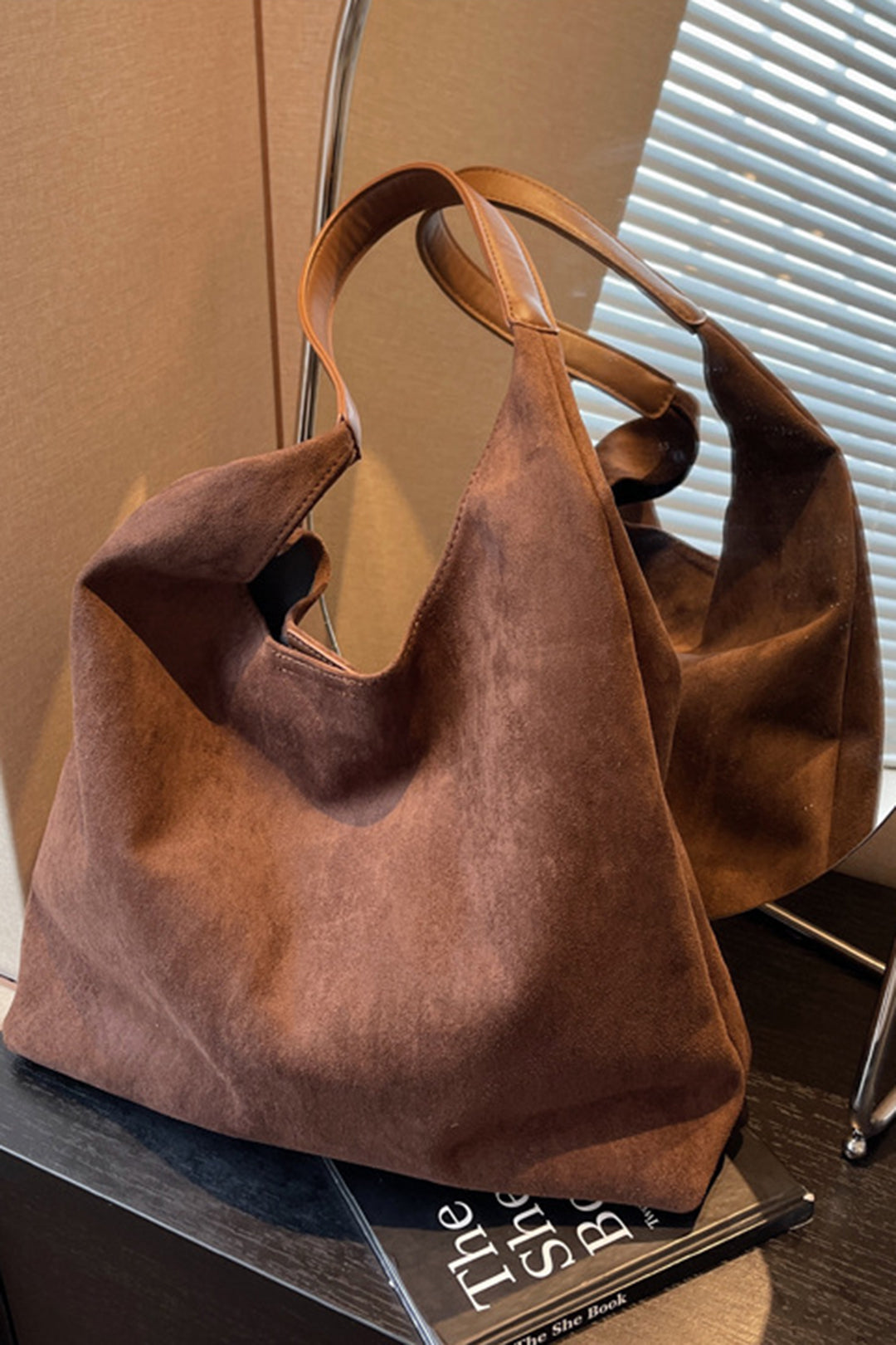 Suede Large Capacity Shoulder Bag