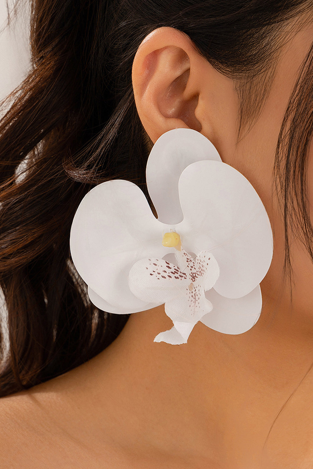 Phalaenopsis Orchid Flower Earrings