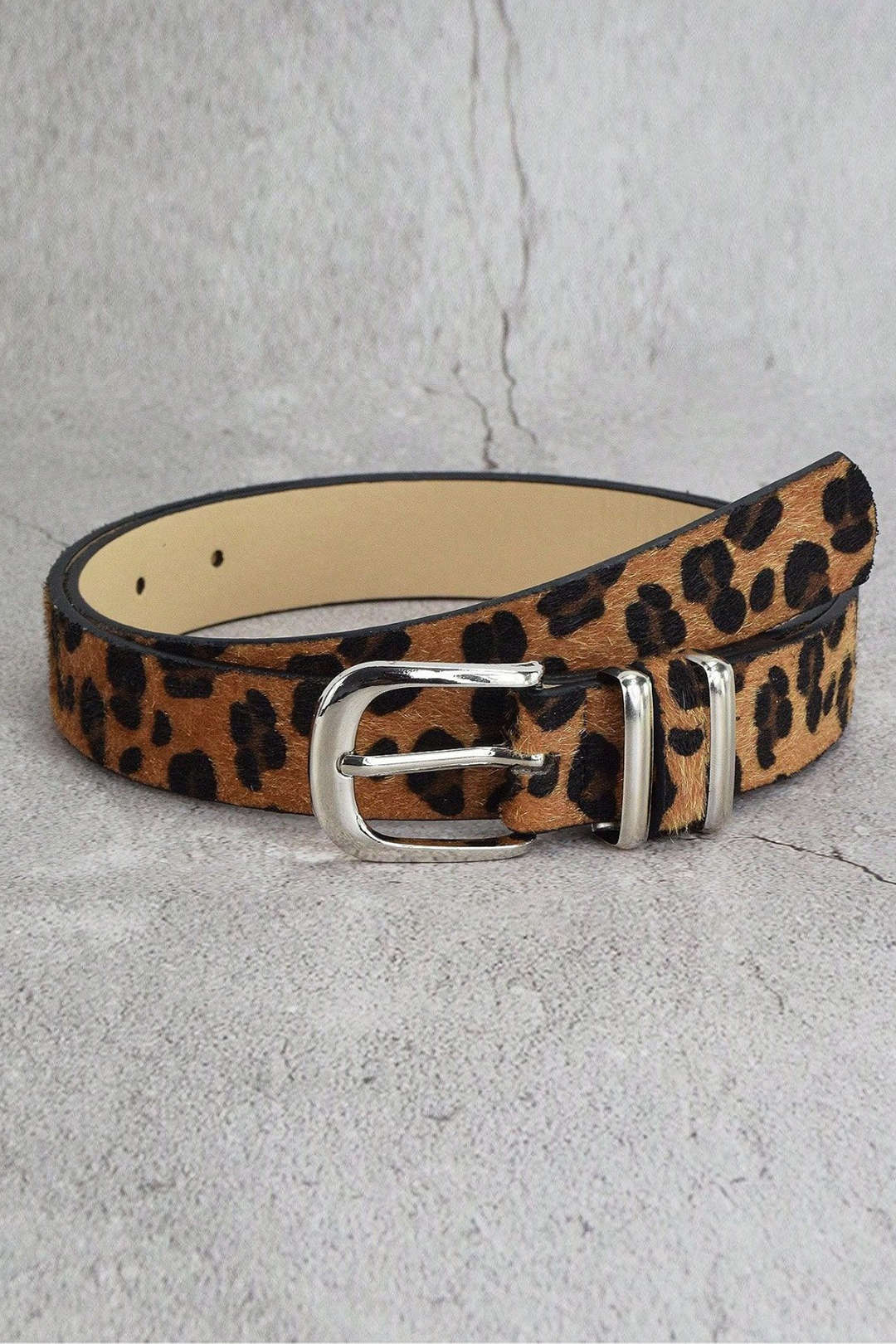 Leopard Print Belt