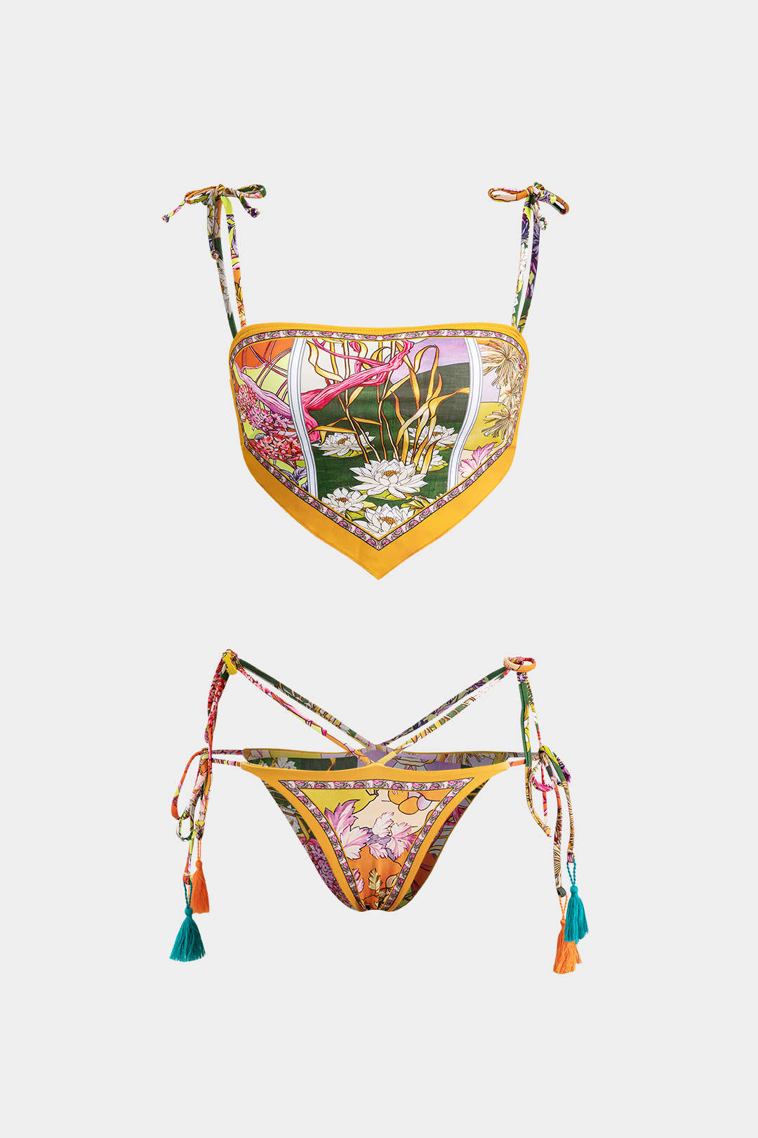 Floral Print Bikini Set