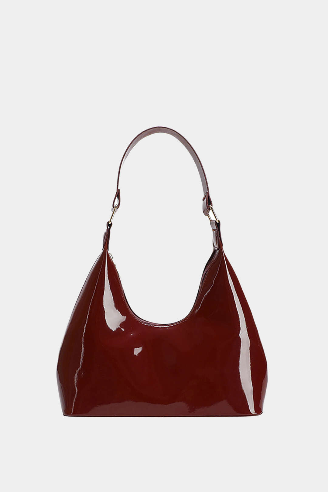 Patent Leather Shoulder Handheld Bag